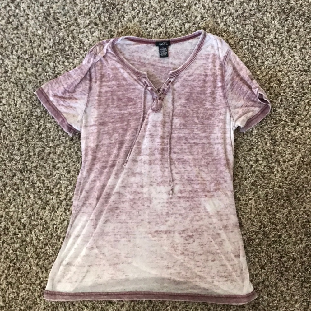 Purple tee
